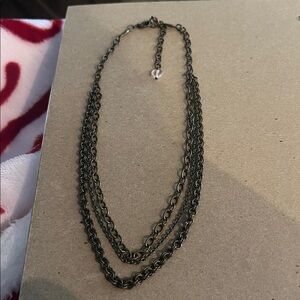 Sabika Classics Bronze Three Strand Necklace